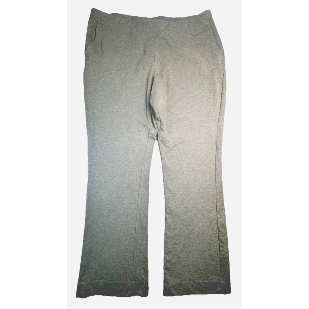 J Jill 2X Olive Green Knit Pants Pull On Elastic Waist Comfort Stretch Womens